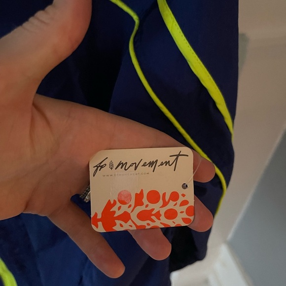 FP Movement Varsity Jacket Blue Large - Picture 5 of 7